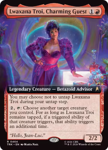 Lwaxana Troi, Charming Guest (Extended Art) (464), Star Trek — Magic card price