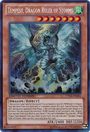 Tempest, Dragon Ruler of Storms (CT10-EN004) — card price