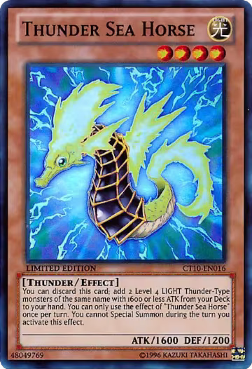 Thunder Sea Horse (CT10-EN016), 2013 Collectors Tins — Yu-Gi-Oh! card price