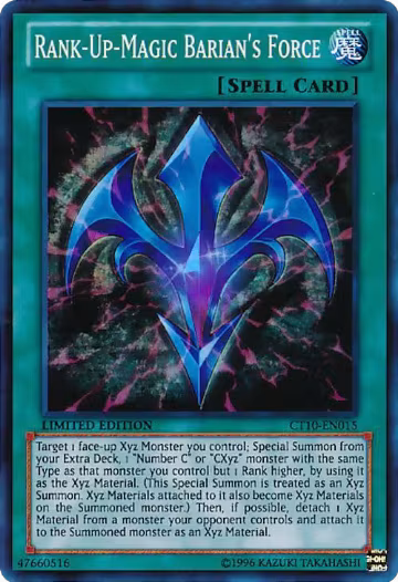 Rank-Up-Magic Barian's Force (CT10-EN015), 2013 Collectors Tins — Yu-Gi-Oh! card price