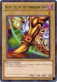Right Leg of the Forbidden One (Purple) (DL11-EN002), Duelist League Promo — Yu-Gi-Oh! card price