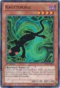 Kagetokage (Starfoil) (SP13-EN009), Star Pack 2013 — Yu-Gi-Oh! card price