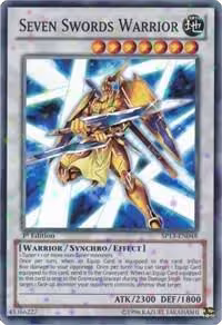 Seven Swords Warrior (Starfoil) (SP13-EN048), Star Pack 2013 — Yu-Gi-Oh! card price