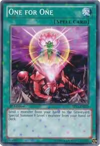 One for One (Starfoil) (SP13-EN050), Star Pack 2013 — Yu-Gi-Oh! card price