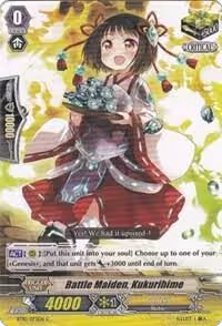 Battle Maiden, Kukurihime (BT10/073EN), Triumphant Return of the King of Knights — Vanguard card price