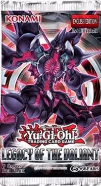 Legacy of the Valiant [1st Edition] - Booster Pack, Legacy of the Valiant — Yu-Gi-Oh! sealed product price