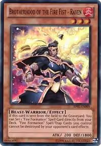 Brotherhood of the Fire Fist - Raven (AP02-EN009), Astral Pack 2 — Yu-Gi-Oh! card price