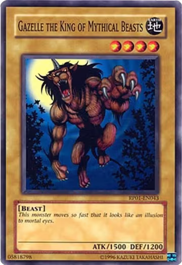 Gazelle the King of Mythical Beasts (RP01-EN043), Retro Pack — Yu-Gi-Oh! card price