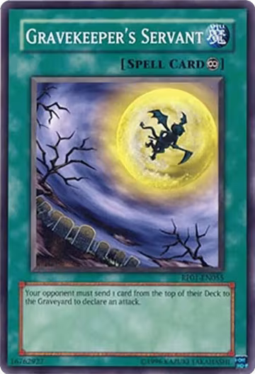 Gravekeeper's Servant (RP01-EN055), Retro Pack — Yu-Gi-Oh! card price