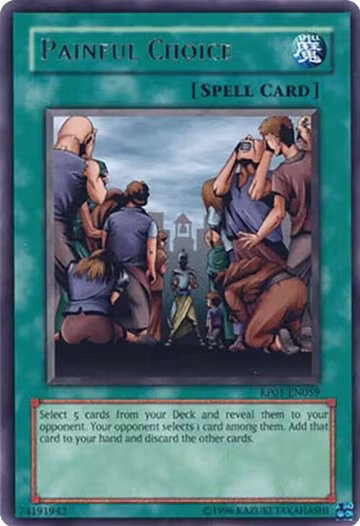 Painful Choice (RP01-EN059), Retro Pack — Yu-Gi-Oh! card price