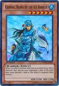 General Raiho of the Ice Barrier (BPW2-EN039), Battle Pack 2: War of the Giants Round 2 — Yu-Gi-Oh! card price