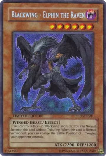 Blackwing - Elphin the Raven (CT06-ENS01), 2009 Collectors Tin — Yu-Gi-Oh! card price