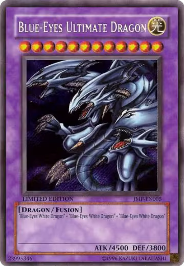 Blue-Eyes Ultimate Dragon (Secret) (JMP-EN005), Shonen Jump Magazine Promos — Yu-Gi-Oh! card price