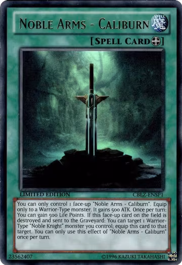 Noble Arms - Caliburn (CBLZ-ENSP1) (CBLZ-ENSP1), Cosmo Blazer — Yu-Gi-Oh! card price