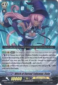 Witch of Cursed Talisman, Etain (BT12/009EN), Binding Force of the Black Rings — Vanguard card price