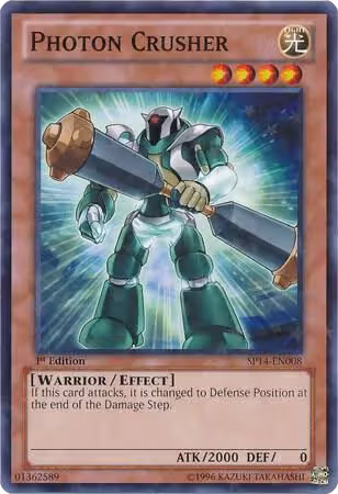 Photon Crusher (Starfoil) (SP14-EN008), Star Pack 2014 — Yu-Gi-Oh! card price