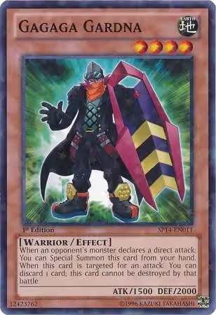 Gagaga Gardna (Starfoil) (SP14-EN011), Star Pack 2014 — Yu-Gi-Oh! card price