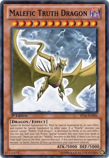 Malefic Truth Dragon (Starfoil) (SP14-EN044) — card price