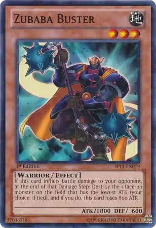 Zubaba Buster (Starfoil) (SP14-EN019), Star Pack 2014 — Yu-Gi-Oh! card price