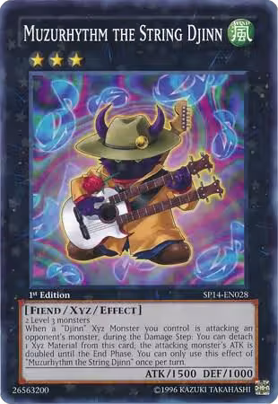 Muzurhythm the String Djinn (Starfoil) (SP14-EN028), Star Pack 2014 — Yu-Gi-Oh! card price