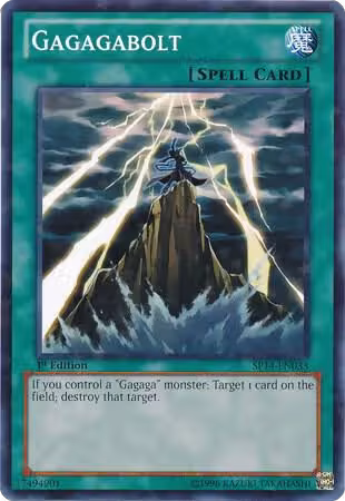 Gagagabolt (Starfoil) (SP14-EN033), Star Pack 2014 — Yu-Gi-Oh! card price