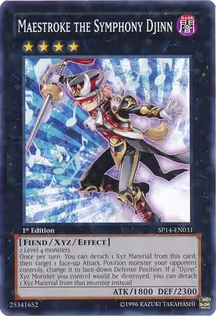 Maestroke the Symphony Djinn (Starfoil) (SP14-EN031), Star Pack 2014 — Yu-Gi-Oh! card price