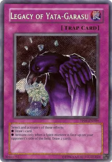 Legacy of Yata-Garasu (Secret Rare) (PP01-EN009) — card price