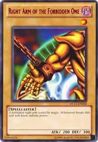 Right Arm of the Forbidden One (Red) (DL11-EN004), Duelist League Promo — Yu-Gi-Oh! card price