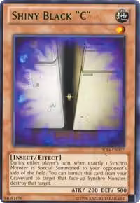 Shiny Black "C" (Green) (DL14-EN007), Duelist League Promo — Yu-Gi-Oh! card price