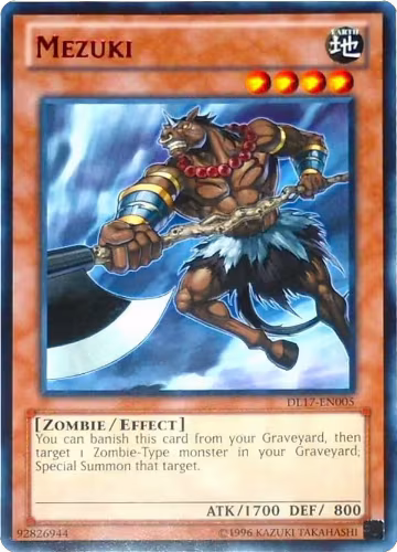 Mezuki (Red) (DL17-EN005), Duelist League Promo — Yu-Gi-Oh! card price