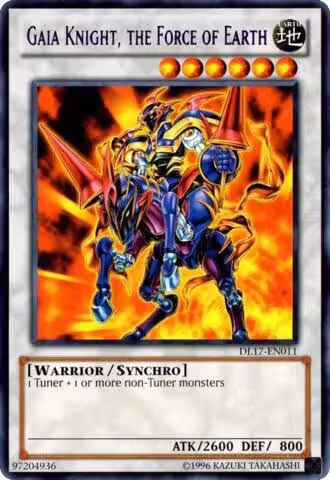 Gaia Knight, the Force of Earth (Purple) (DL17-EN011), Duelist League Promo — Yu-Gi-Oh! card price