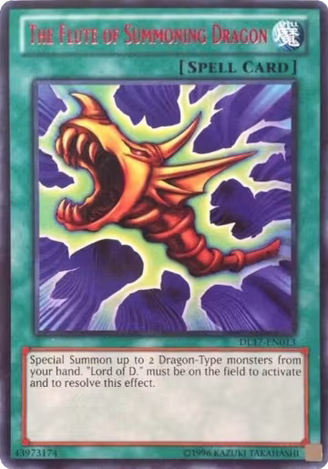 The Flute of Summoning Dragon (Red) (DL17-EN013), Duelist League Promo — Yu-Gi-Oh! card price