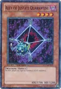 Ally of Justice Quarantine (DT03-EN079), Duel Terminal 3 — Yu-Gi-Oh! card price