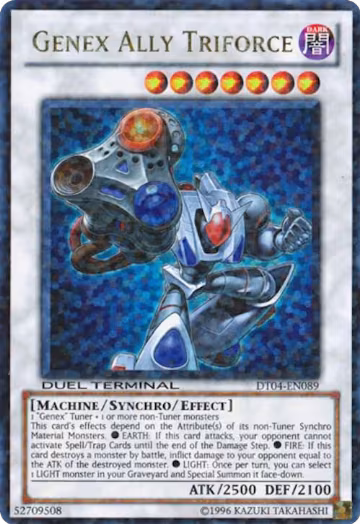 Genex Ally Triforce (DT04-EN089), Duel Terminal 4 — Yu-Gi-Oh! card price