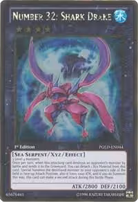 Number 32: Shark Drake (PGLD-EN044), Premium Gold — Yu-Gi-Oh! card price