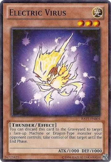 Electric Virus (Starfoil) (BATT-EN005), Battle Pack Tournament Prize Cards — Yu-Gi-Oh! card price