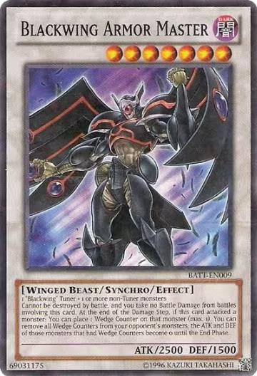 Blackwing Armor Master (Starfoil) (BATT-EN009), Battle Pack Tournament Prize Cards — Yu-Gi-Oh! card price