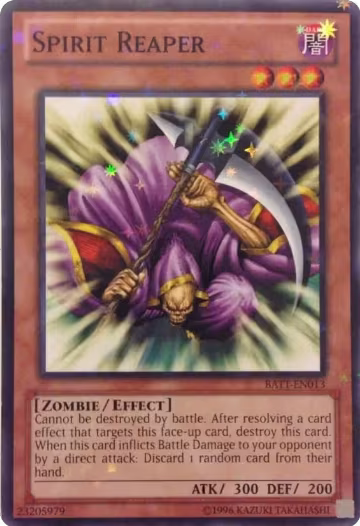 Spirit Reaper (Starfoil) (BATT-EN013), Battle Pack Tournament Prize Cards — Yu-Gi-Oh! card price