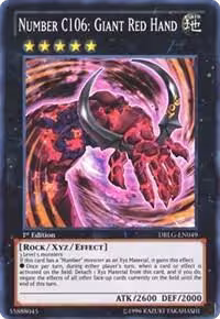 Number C106: Giant Red Hand (DRLG-EN049), Dragons of Legend — Yu-Gi-Oh! card price