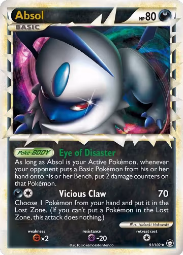 Absol (Prime) (91/102), Triumphant — Pokémon card price