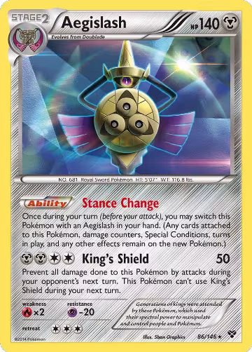 Aegislash (86) (86/146), XY Base Set — Pokémon card price
