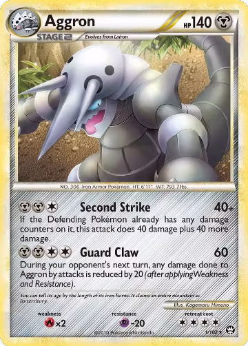 Aggron (1/102), Triumphant — Pokémon card price