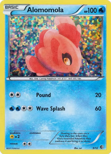 Alomomola - 5/12 (005/012), McDonald's Promos 2011 — Pokémon card price