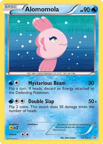 Alomomola (37/124), Dragons Exalted — Pokémon card price