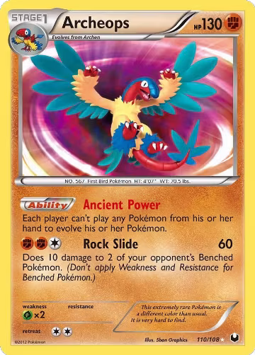 Archeops (110/108), Dark Explorers — Pokémon card price