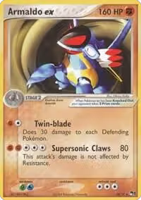 Armaldo ex (Non-Holo) (016/017), POP Series 1 — Pokémon card price