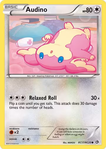 Audino (RC17/RC25), Legendary Treasures: Radiant Collection — Pokémon card price