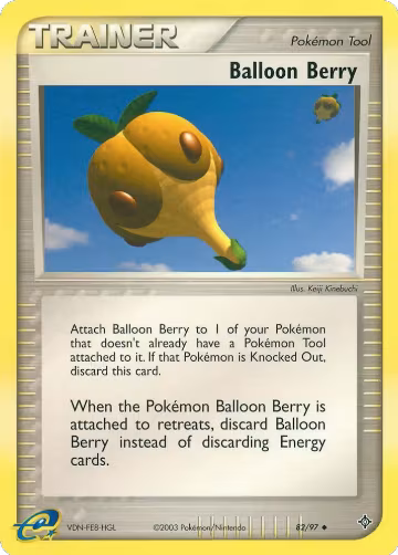 Balloon Berry (82/97), EX Dragon — Pokémon card price