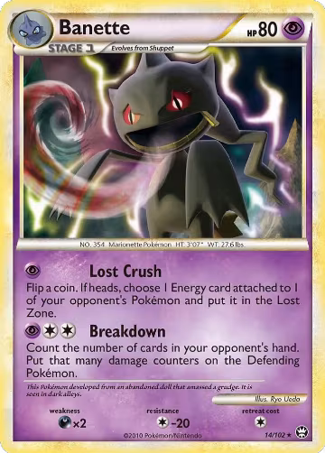 Banette (14/102), Triumphant — Pokémon card price