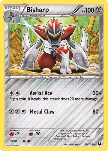 Bisharp (79) (79/108), Dark Explorers — Pokémon card price